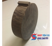 Thớt gỗ Nghiến siêu bền đường kính 35cm